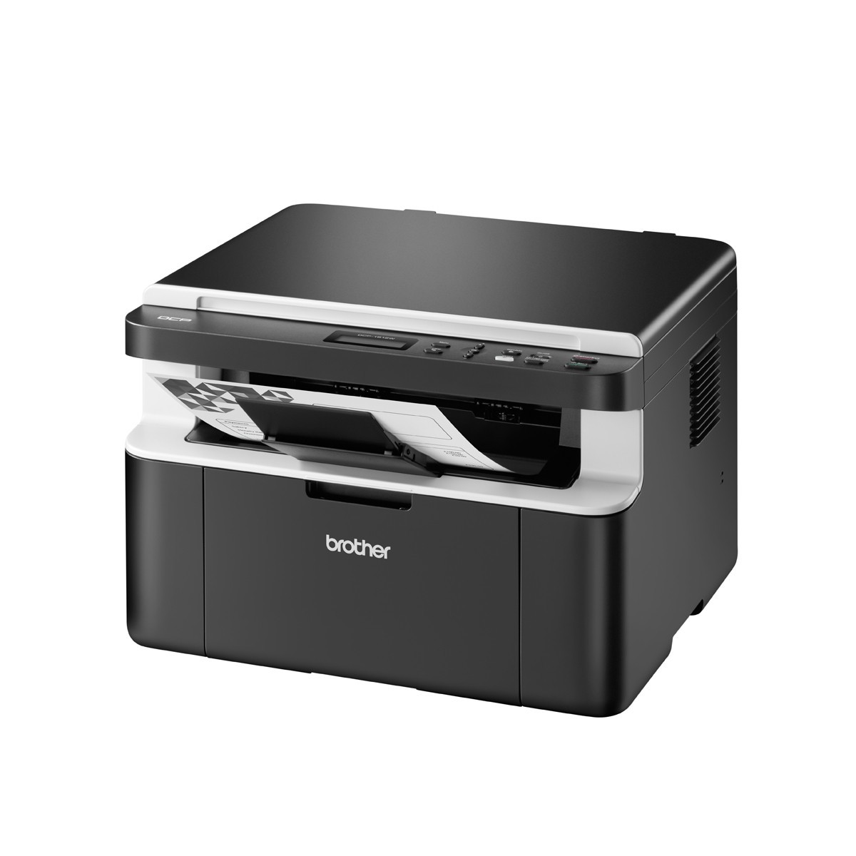 Brother DCP-1612WVB - Laser - Mono printing - 2400 x 600 DPI - Mono copying - A4 - Black - Silver