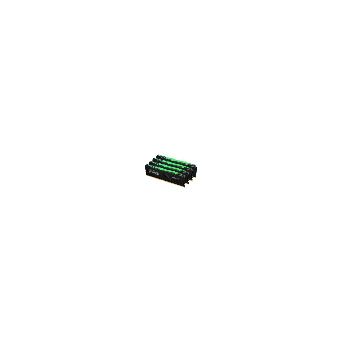 Kingston FURY Beast RGB - 32 GB - 4 x 8 GB - DDR4 - 3000 MHz - 288-pin DIMM