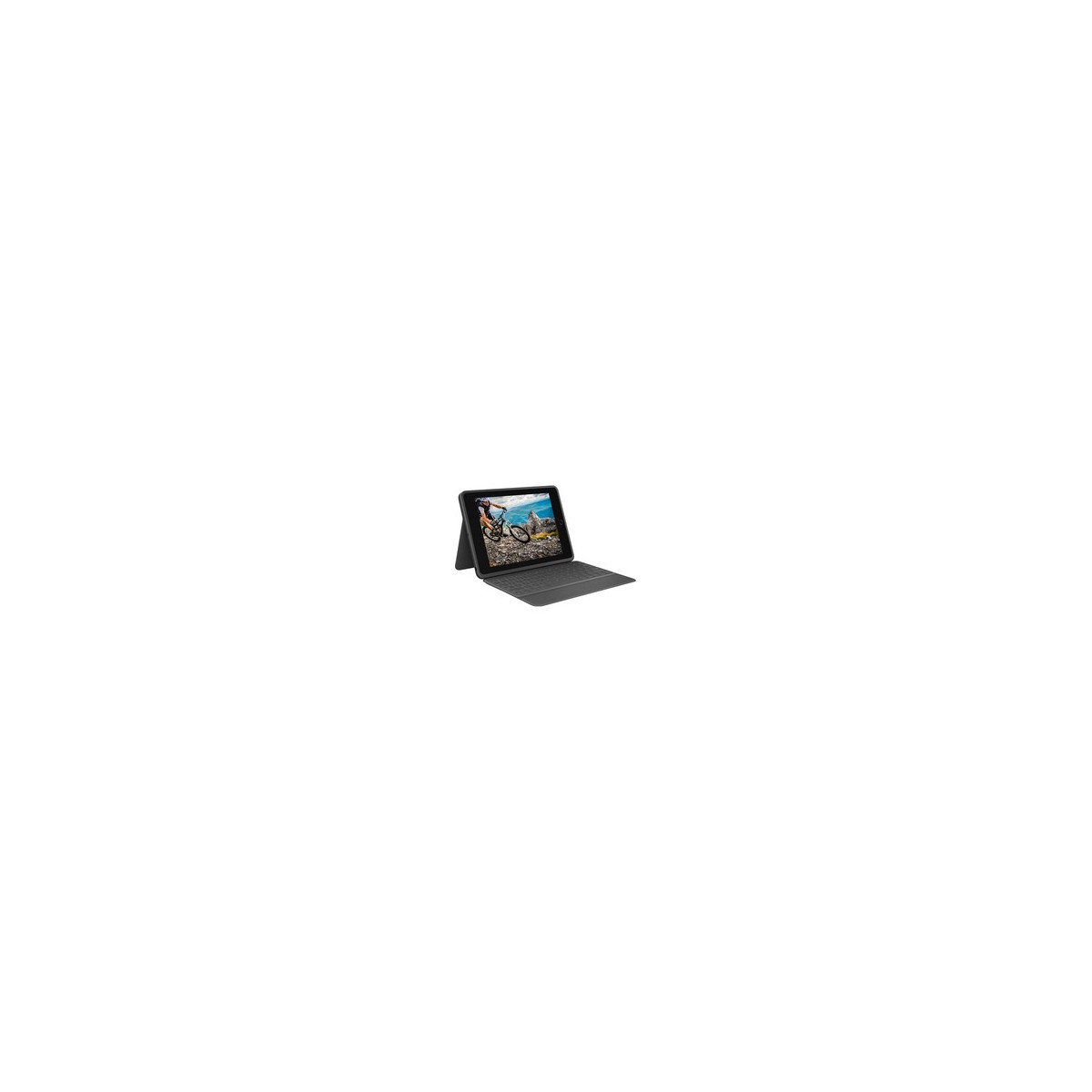 Logitech Rugged Folio - QWERTZ - Swiss - 1.8 cm - 1.2 mm - Apple - iPad (7th Gen)