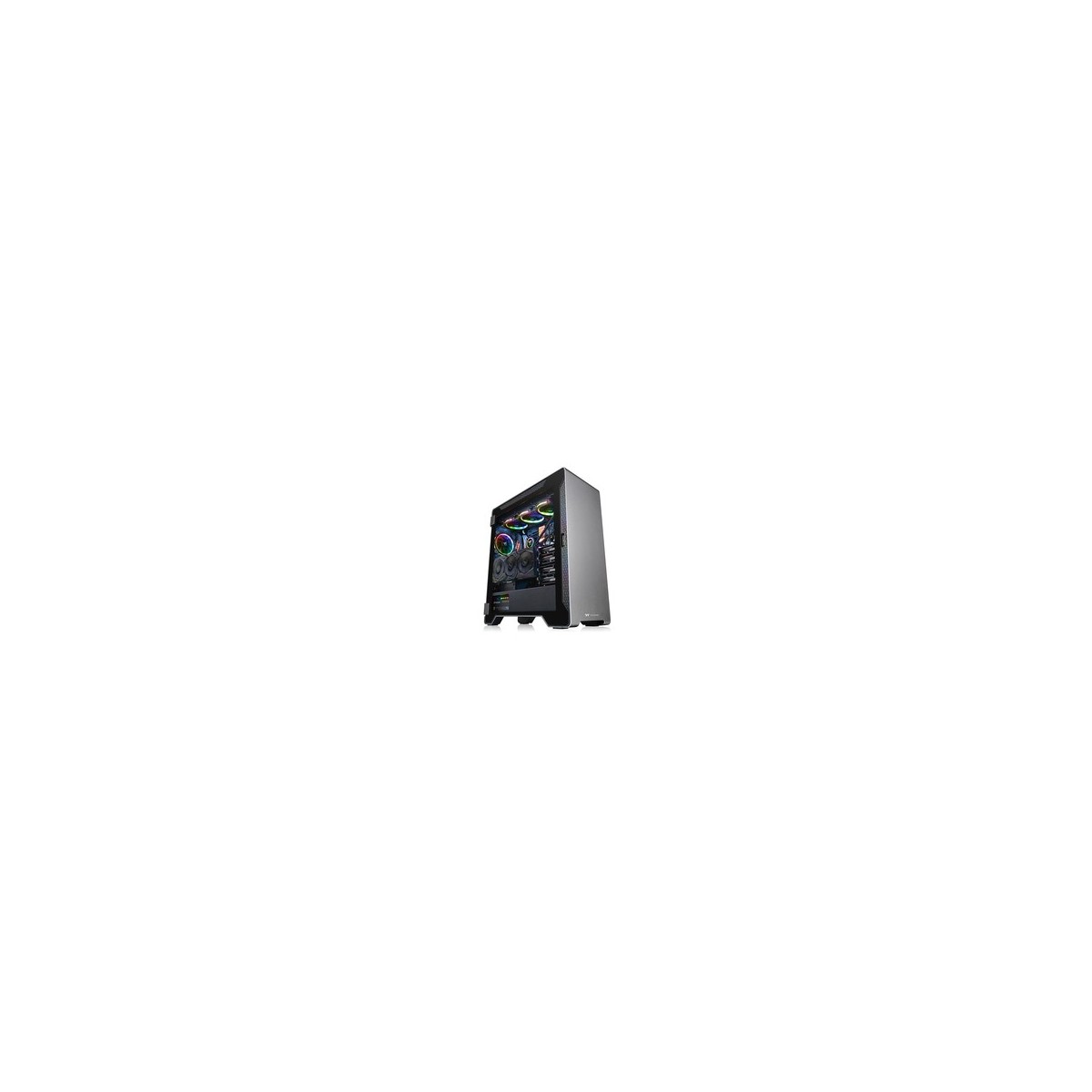 Thermaltake A500 - Midi Tower - PC - Black - Grey - ATX - micro ATX - Mini-ITX - Aluminium - SPCC - Gaming