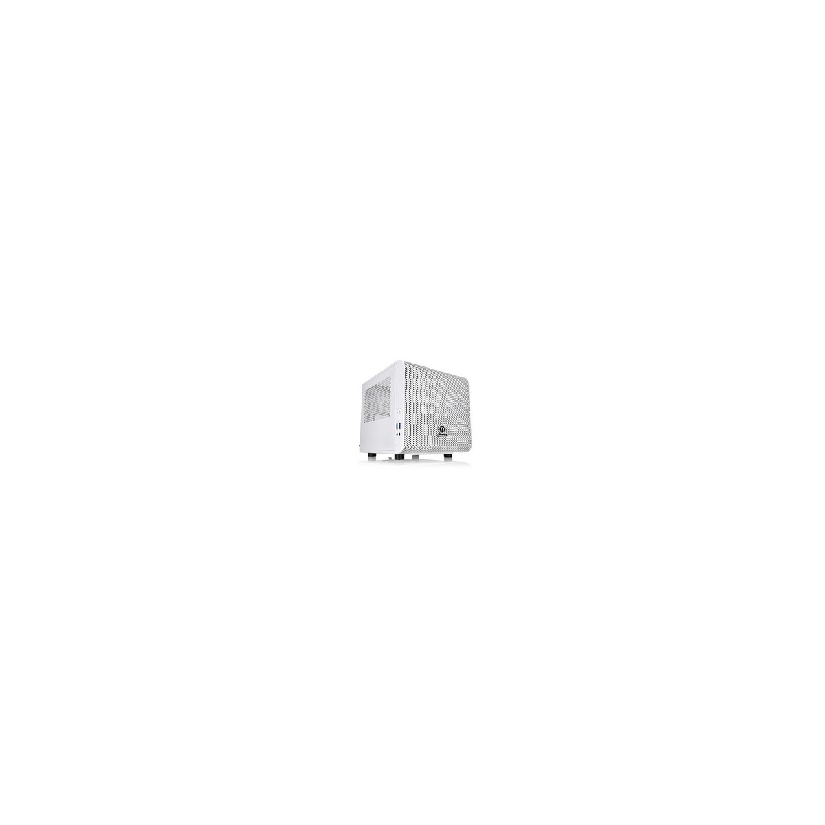 Thermaltake Core V1 Snow Edition - Cube - PC - White - Mini-ITX - SPCC - 14 cm
