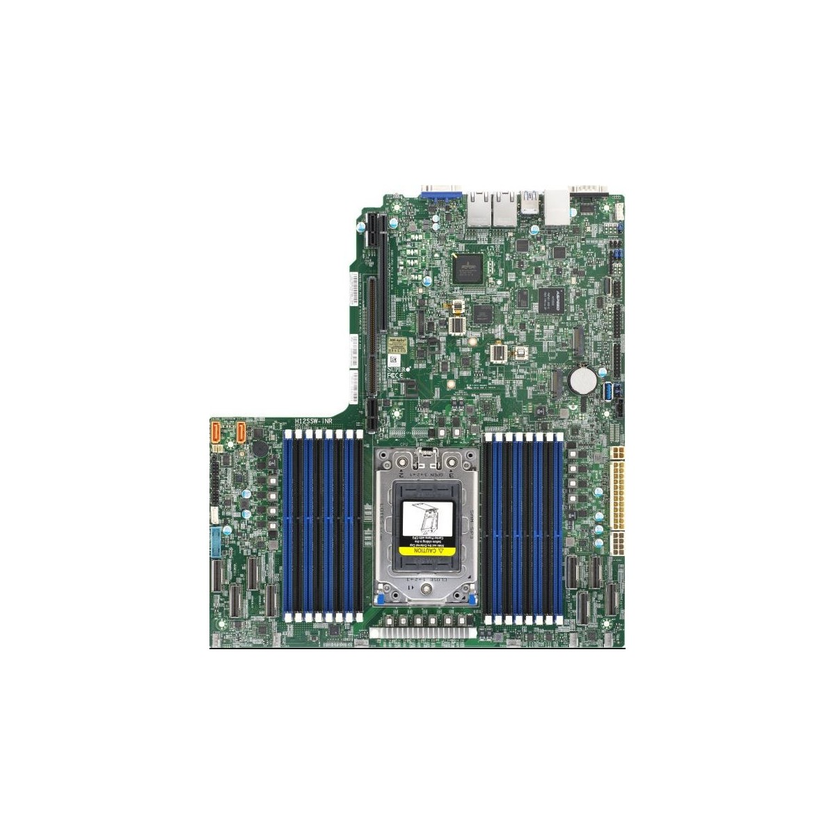 Supermicro Server MB 1xSP3-Prop.-3x10Gb LAN H12SSW-iNR retail - Motherboard - SATA 6 GB-s