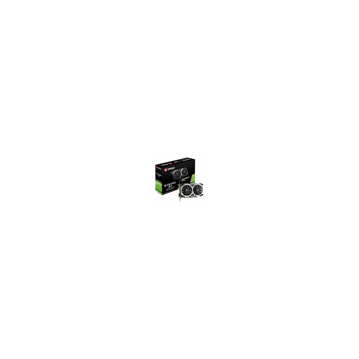 MSI GTX 1650 Ventus XS 4G - GeForce GTX 1650 - 4 GB - GDDR5 - 128 bit - 7680 x 4320 pixels - PCI Express x16 3.0
