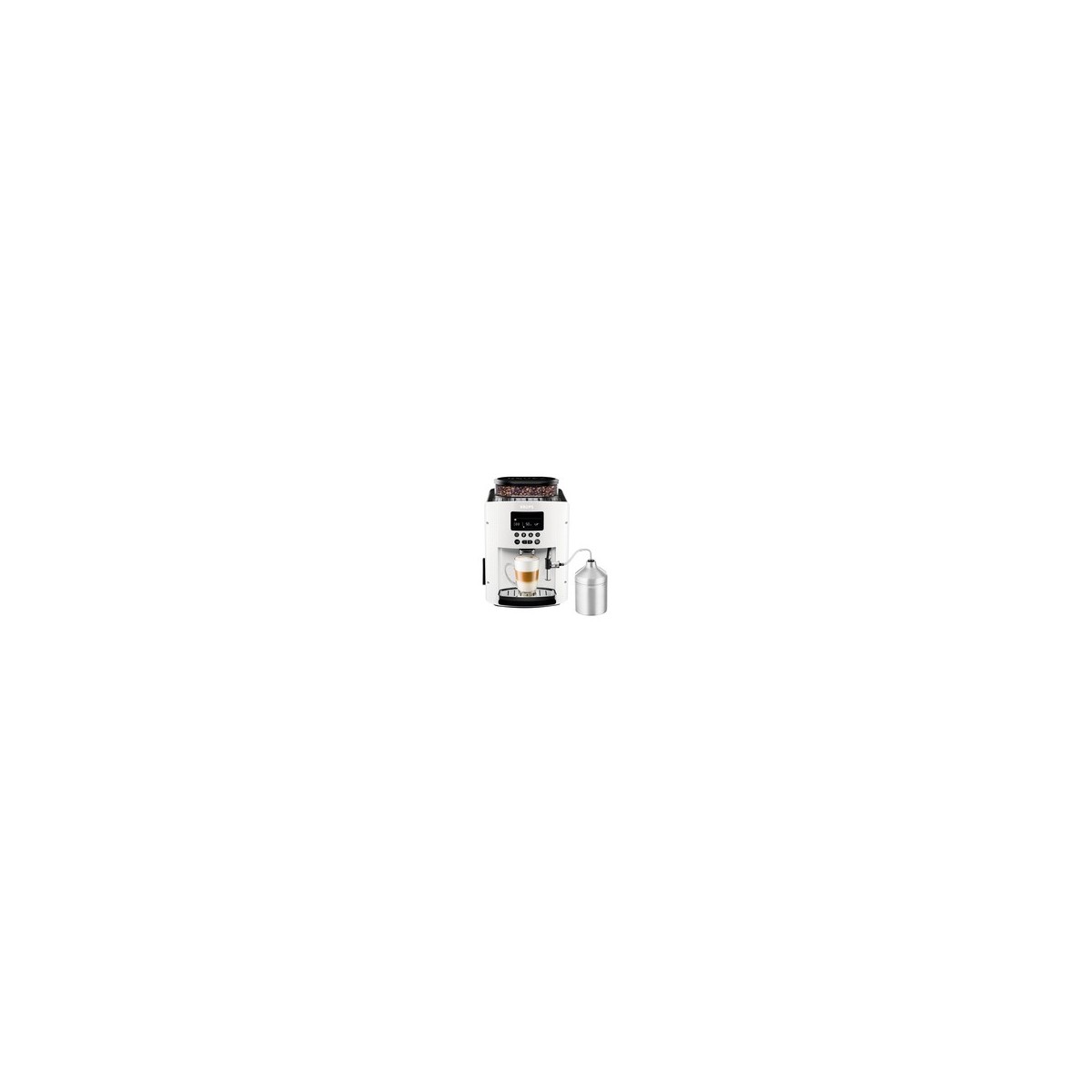 Krups EA 8161 - Espresso machine - 1.8 L - Coffee beans,Ground coffee - Built-in grinder - 1450 W - White