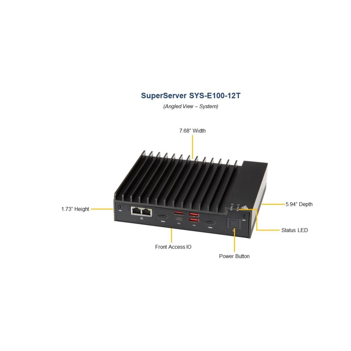 Supermicro SuperServer E100-12T-H - Barebone - Core i7