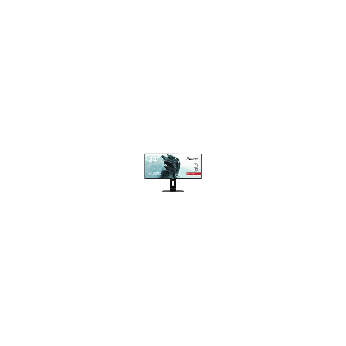 Iiyama G-MASTER GB3461WQSU-B1 - 86.4 cm (34) - 3440 x 1440 pixels - UltraWide Quad HD - LED - 1 ms - Black