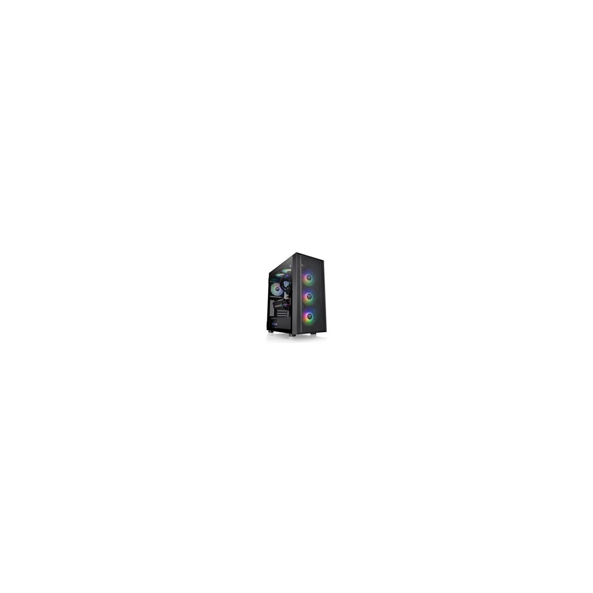 Thermaltake H570 TG ARGB - Midi Tower - PC - Black - ATX - EATX - micro ATX - Mini-ITX - SPCC - Tempered glass - Multi
