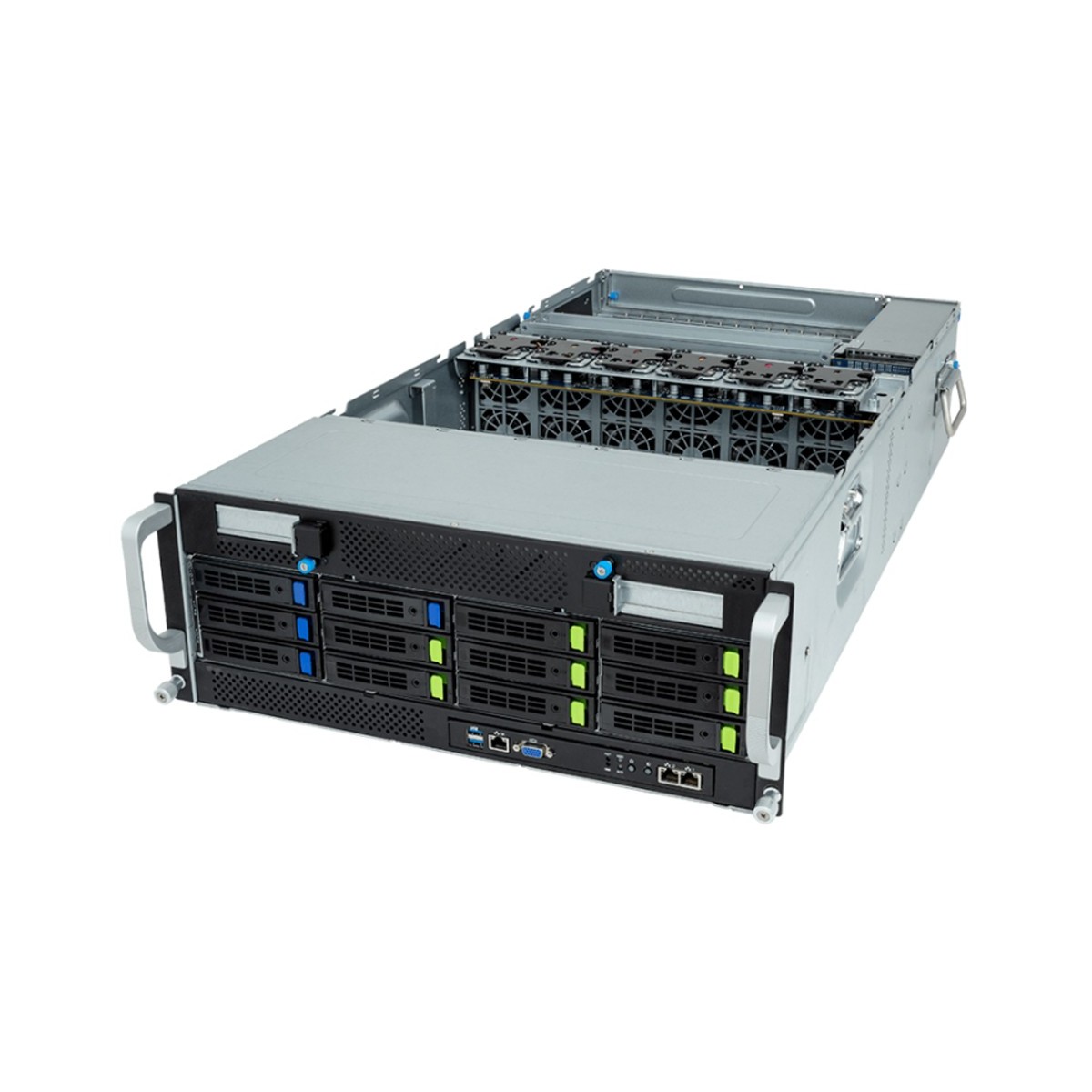 Gigabyte G493-SB0 rev. AAP1 Rack Server 4U Dual Sockel 4677 G493-SB0-AAP1 - Server - 10 GB