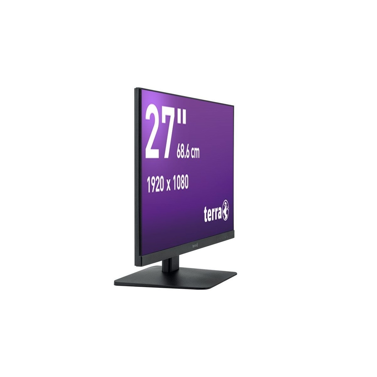 TERRA LCD-LED 2748W V3 schwarz HDMI-DP-USB-C GREENLINE PLUS - Flat Screen - 68.6 cm