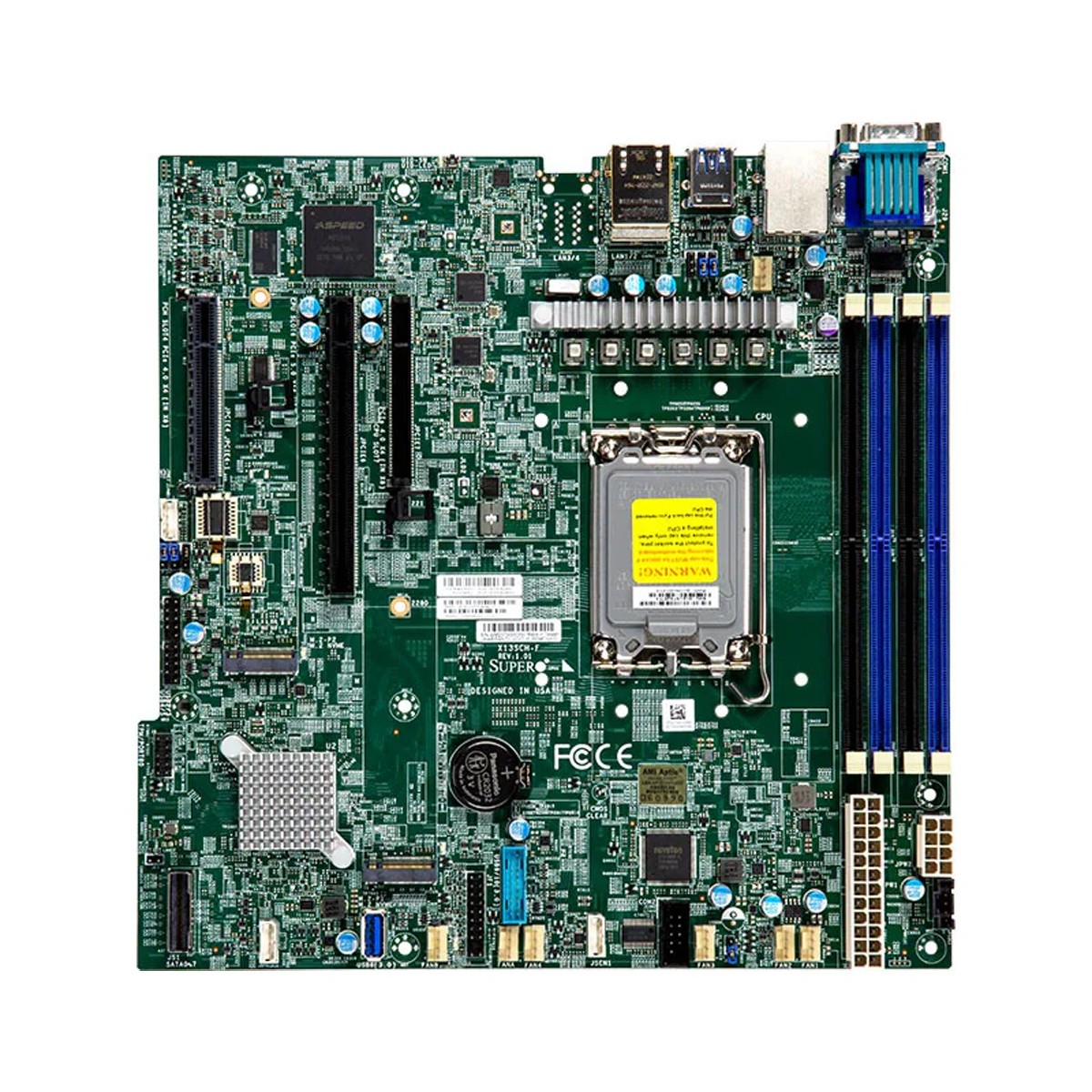 Supermicro Mainboard X13SCH-F micro-ATX Sockel 1700 DDR5-only Single - Motherboard - Intel Sockel 1700 (Core i)