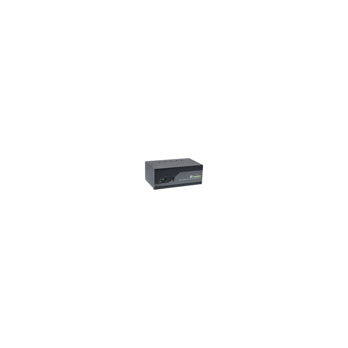 InLine KVM Desktop Switch - 2-port - Dual Monitor DP 1.2 - 4K - USB 3.0 - Audio