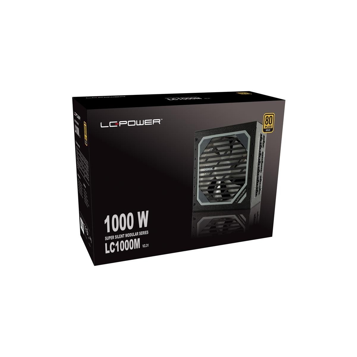 LC-Power LC1000M V2.31 - LC Power LC1000M V2.31, 1000 W, gold