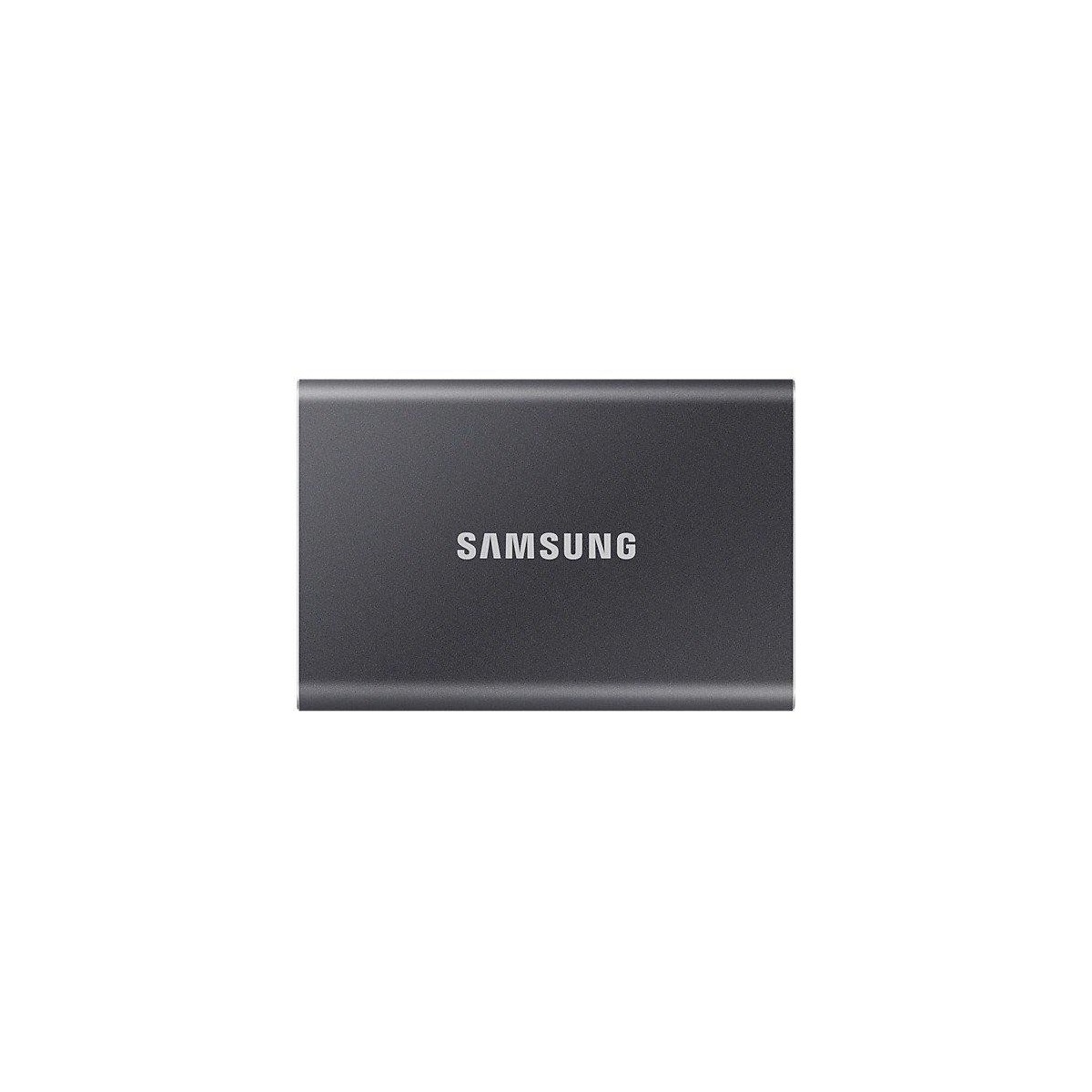 Samsung Portable SSD T7 - 1000 GB - USB Type-C - 3.2 Gen 2 (3.1 Gen 2) - 1050 MB-s - Password protection - Grey