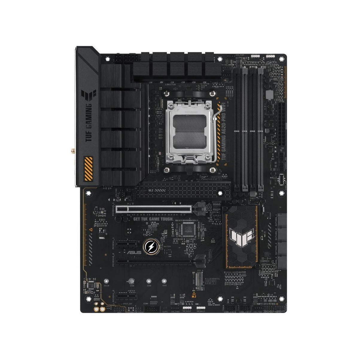 ASUS AMD A620 ATX Motherboard With DDR5 PCIe 4.0 Support Dual M.2 Slots Q-Latch 12+2