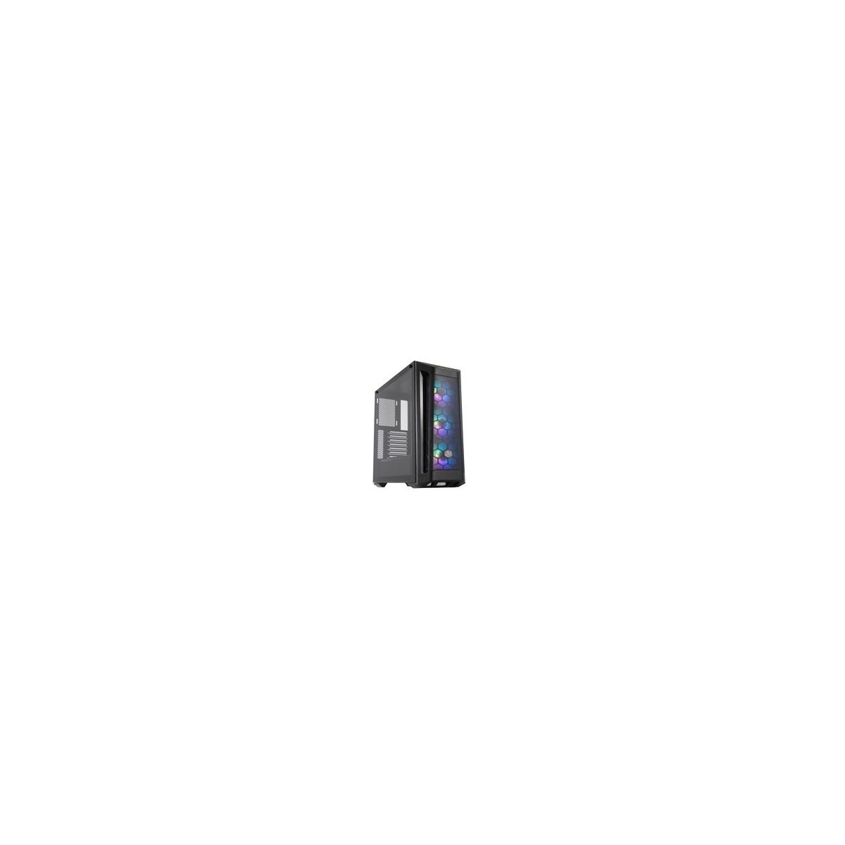 Cooler Master MasterBox MB511 ARGB - Midi Tower - PC - Black - ATX - EATX - micro ATX - Mini-ITX - SSI CEB - Plastic - Steel - T