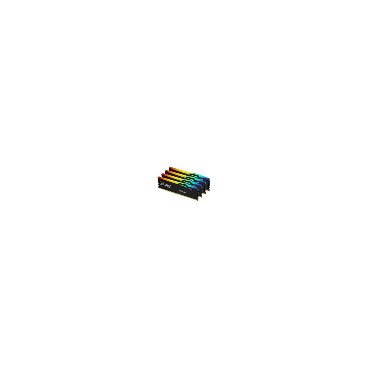 Kingston FURY Beast RGB - 64 GB - 4 x 16 GB - DDR5 - 5200 MHz - 288-pin DIMM