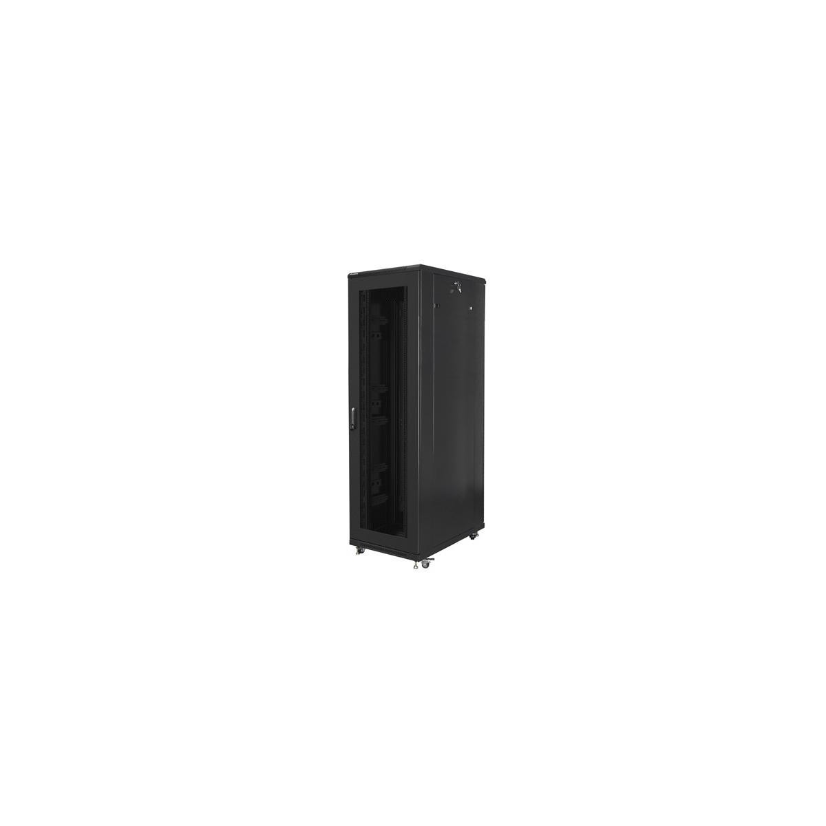 LANBERG rack cabinet 19inch free-standing 42U-800x1000 flat pack with mesh door black