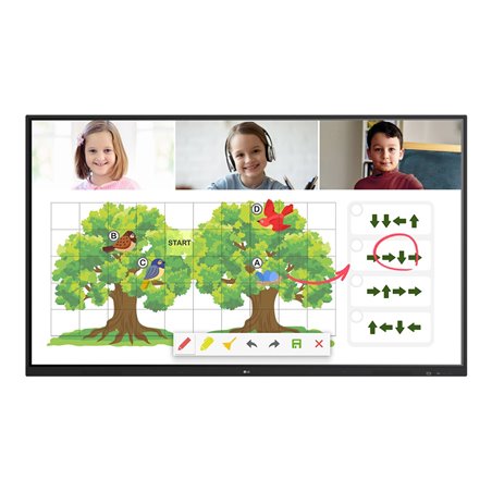 LG 75TR3DJ - LED monitor - 75 inch - touch