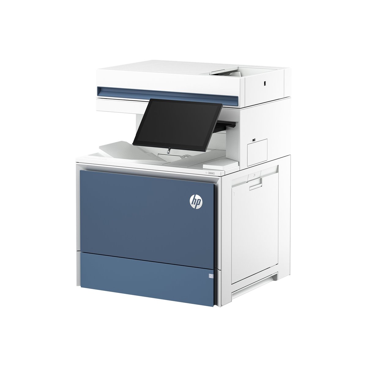 HP Color LaserJet Enterprise Flow MFP 6800zf Printer - Print - copy - scan - fax - Flow Touchscreen Stapling TerraJet cartridge 