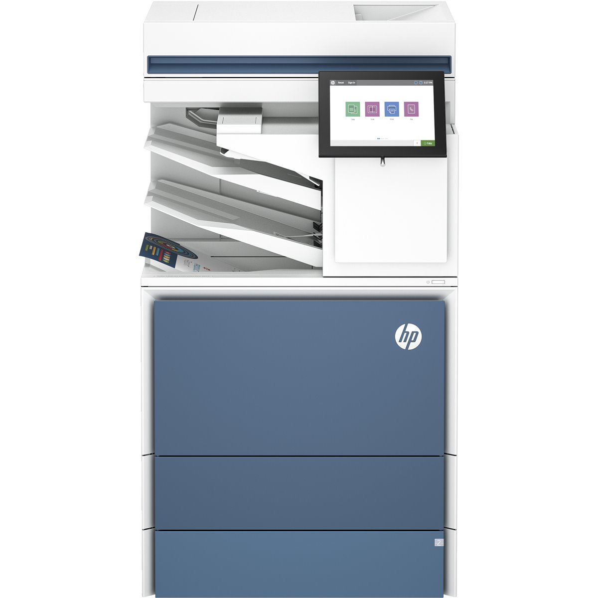 HP Color LaserJet Enterprise MFP X677s Printer - Print - copy - scan - fax (optional) - Automatic document feeder Optional high-