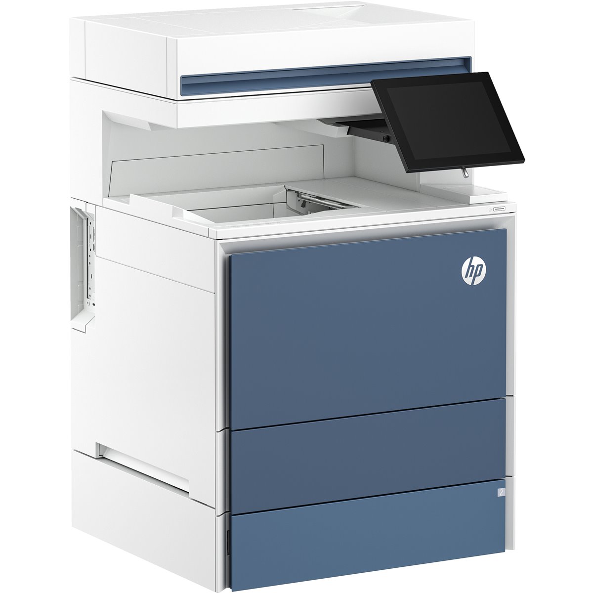 HP Color LaserJet Enterprise MFP X677dn Printer - Print - copy - scan - fax (optional) - Automatic document feeder Touchscreen S