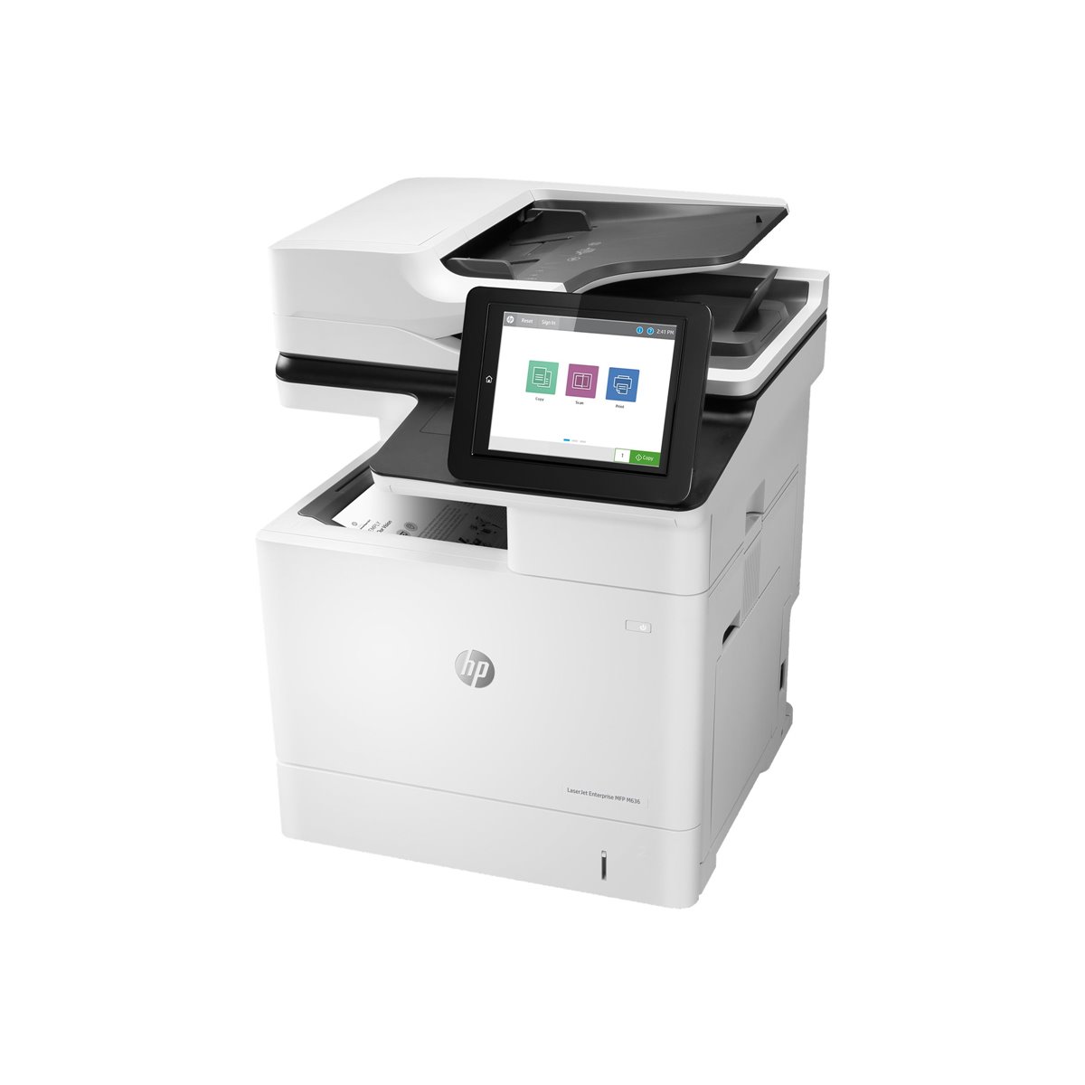 HP LaserJet Enterprise MFP M636fh - Print - copy - scan - fax - Scan to email Two-sided printing 150-sheet ADF Strong Security -