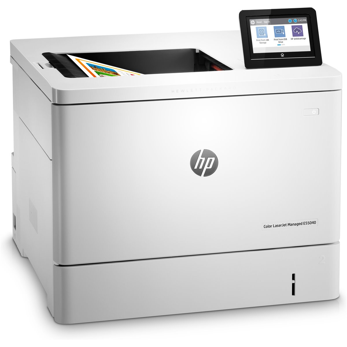 HP Color LaserJet Managed E55040dw - Laser - Colour - 600 x 600 DPI - 40 ppm - Duplex printing - White