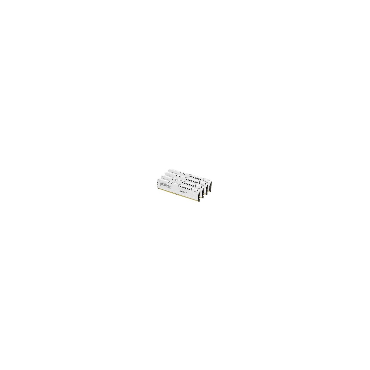 KINGSTON FURY Beast 128GB 5200MT-s DDR5 CL40 DIMM Kit of 4 White XMP