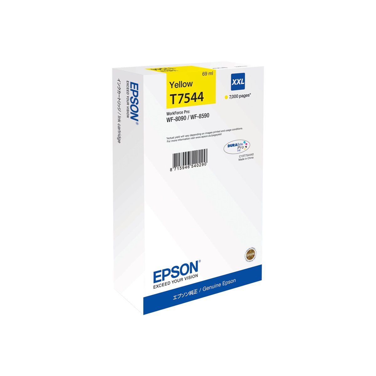 EPSON WF-8090 - WF-8590 Ink Cartridge XXL Yellow