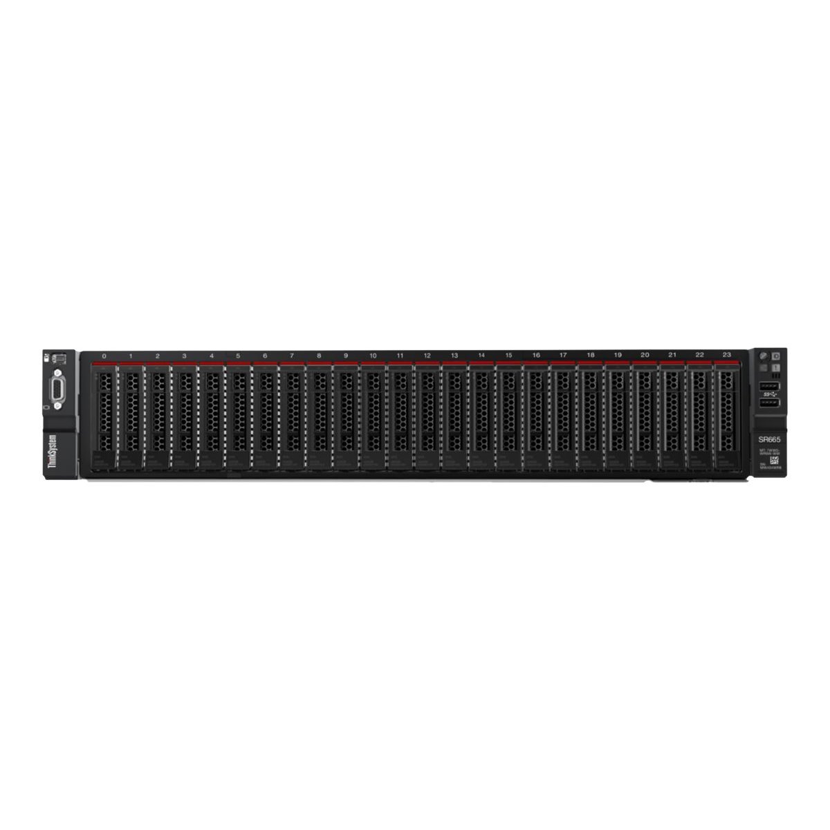Lenovo SR665 AMD EPYC 7303 (16C 2.4GHz 64MB Cache-130W), 32GB (1x32GB, 3200MHz 2Rx4 RDIMM), 8 SAS-SATA, 930-8i, 1x1100W Titanium