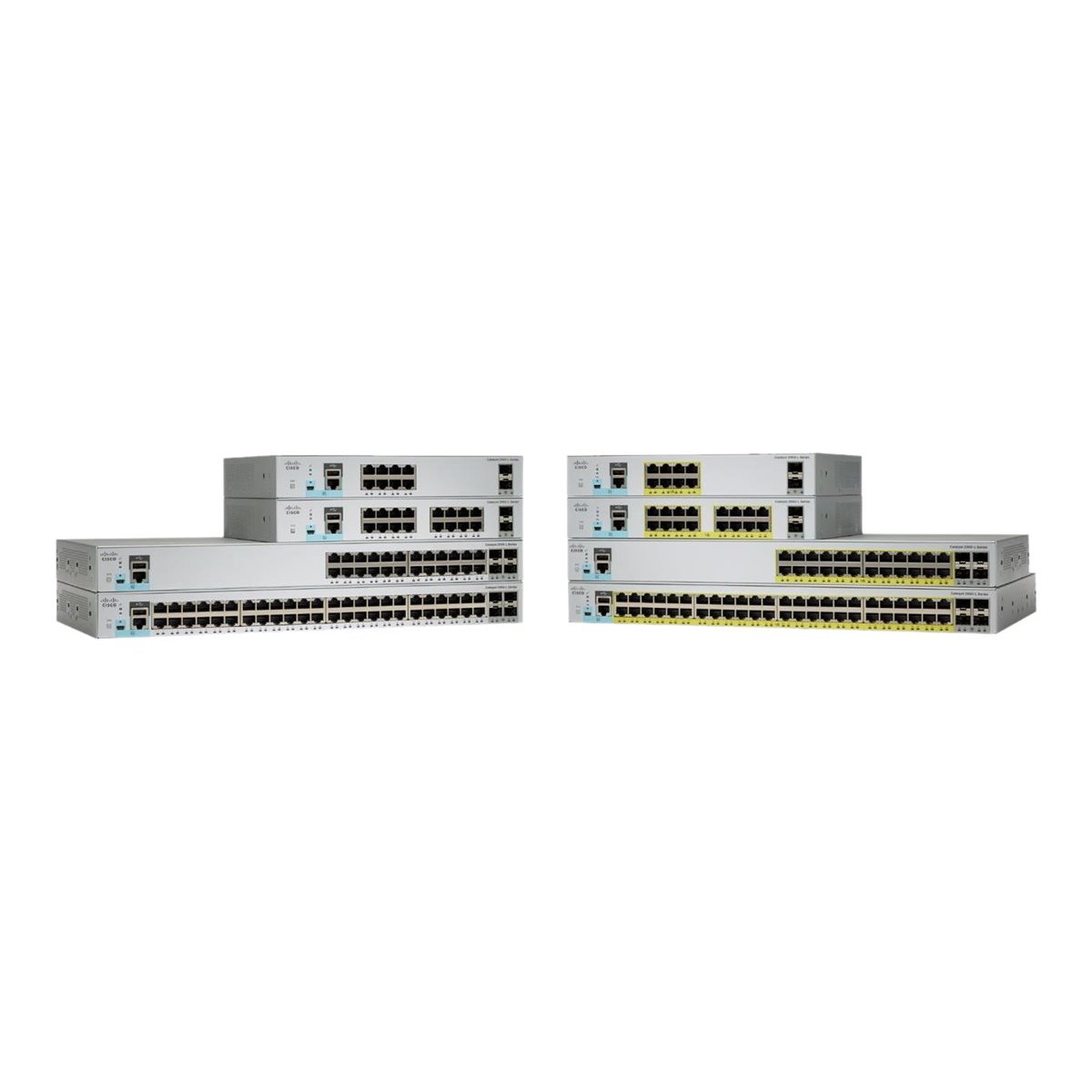 Cisco CATALYST 2960L 24 PORT GIGE - Managed - L2 - Gigabit Ethernet (10-100-1000) - Rack mounting - 1U