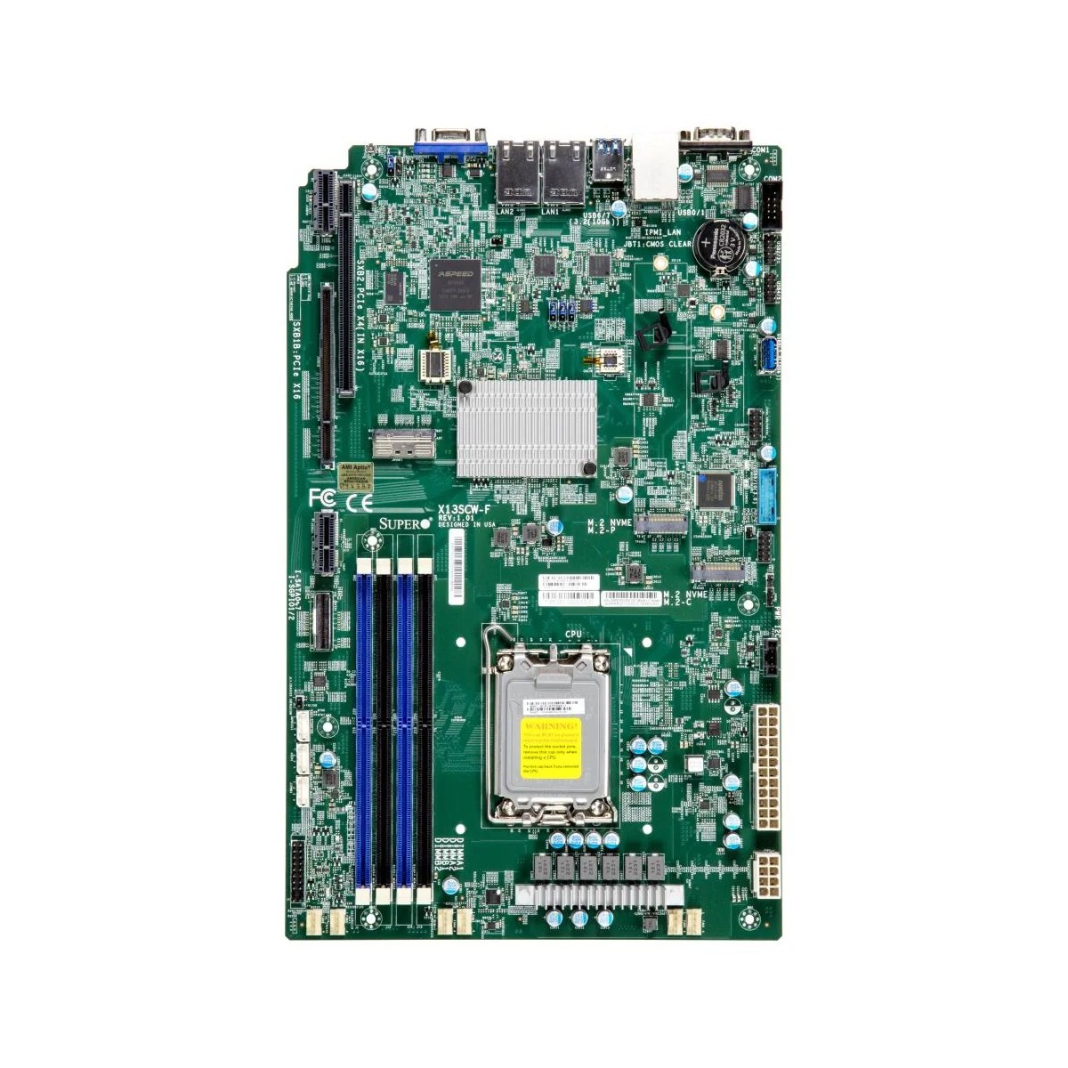 Supermicro Mainboard X13SCW-F proprietary WIO Sockel 1700 DDR5-only Single - Motherboard - Intel Sockel 1700 (Core i)
