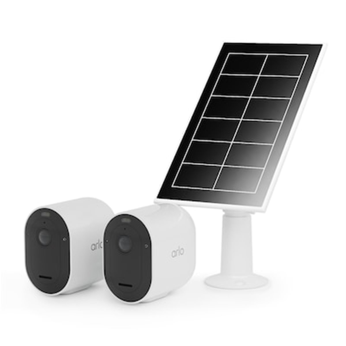 ARLO Pro 5Überwachungskamera außen - 2er Set weiß+ Solarpanel