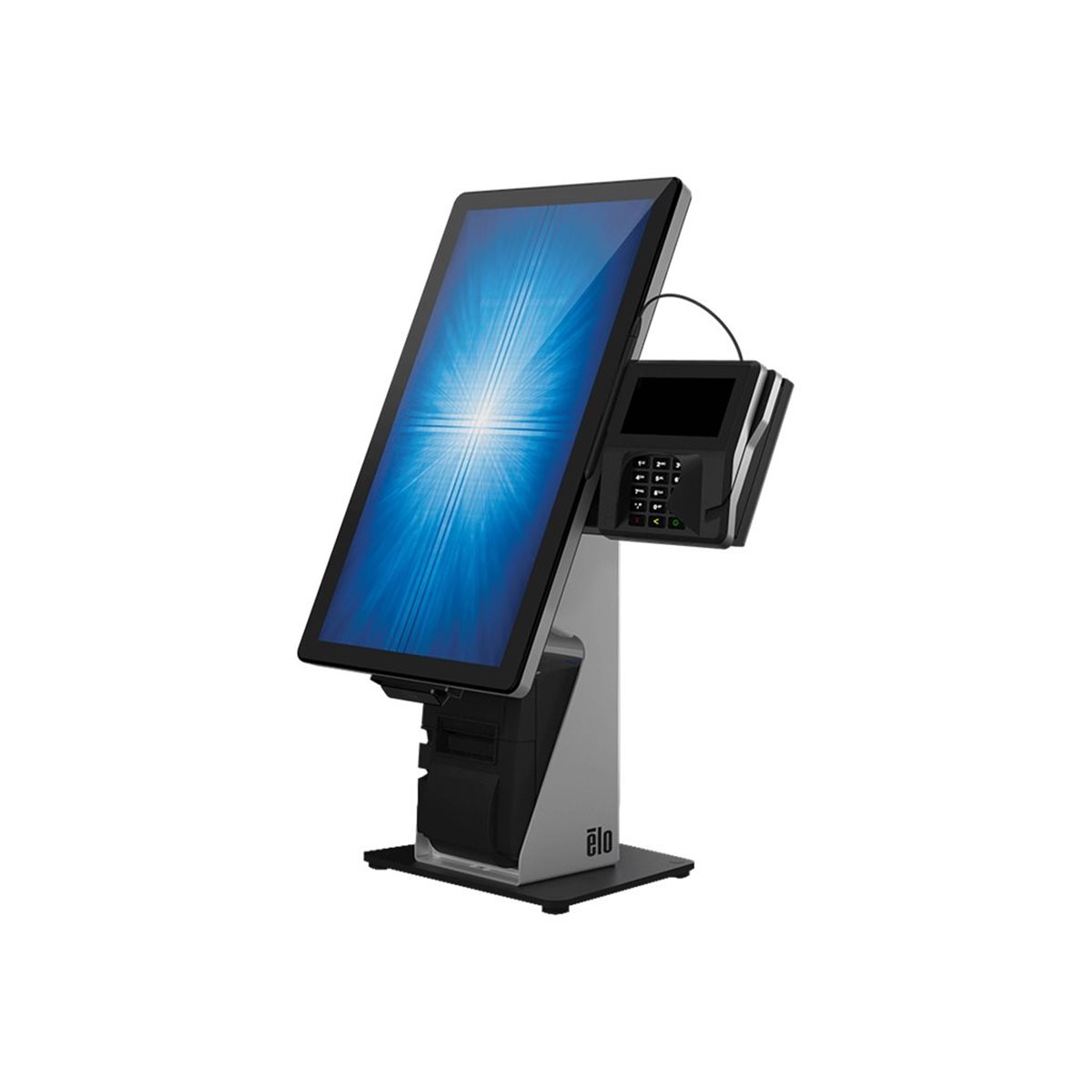 Wallaby self-service countertop stand, compatible with 15-inch or 22-inch Android I-Series 4 and Eps