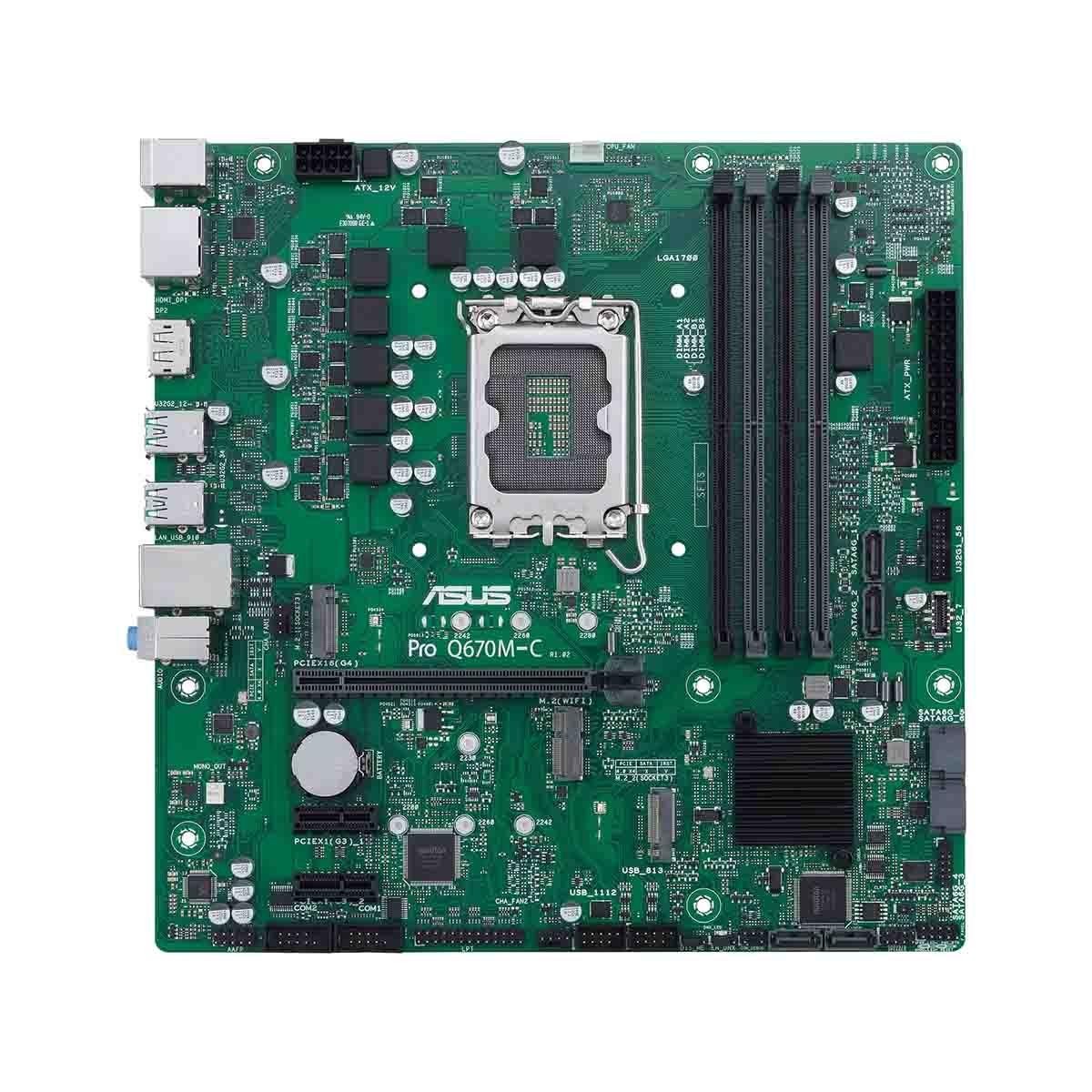 Płyta Asus Pro Q670M-C-CSM  -Q670-DDR5-SATA3-M.2-USB3.1-PCIe4.0-s.1700-mATX