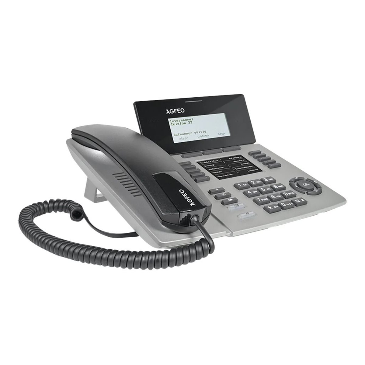 AGFEO ST 54 IP SENSORfon silber - VoIP-Telefon - Voice-Over-IP