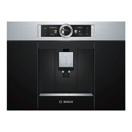 Bosch CTL636ES1 - Espresso machine - 2.4 L - Coffee beans,Ground coffee - Built-in grinder - 1600 W - Black,Stainless steel