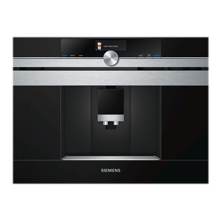 Siemens CT636LES1 - Espresso machine - 2.4 L - Coffee beans - Built-in grinder - 1600 W - Black,Stainless steel