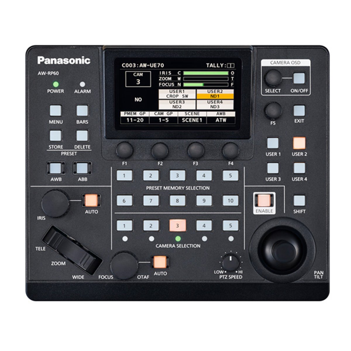 Panasonic AW-RP60GJ Remote Camera Controller