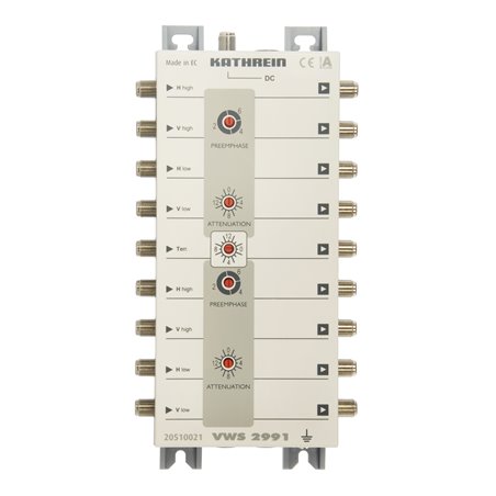 KATHREIN VWS 2991 - F - 18 W - 18 V - -20 - 55 °C - 112 x 228 x 43 mm - 570 g