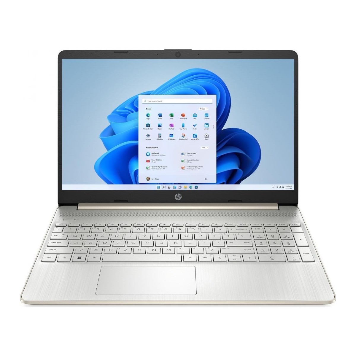 Notebook HP 15s-fq4489nw 15,6FHD-i5-1155G7-8GB-SSD512GB-IrisXe-W11 złoty