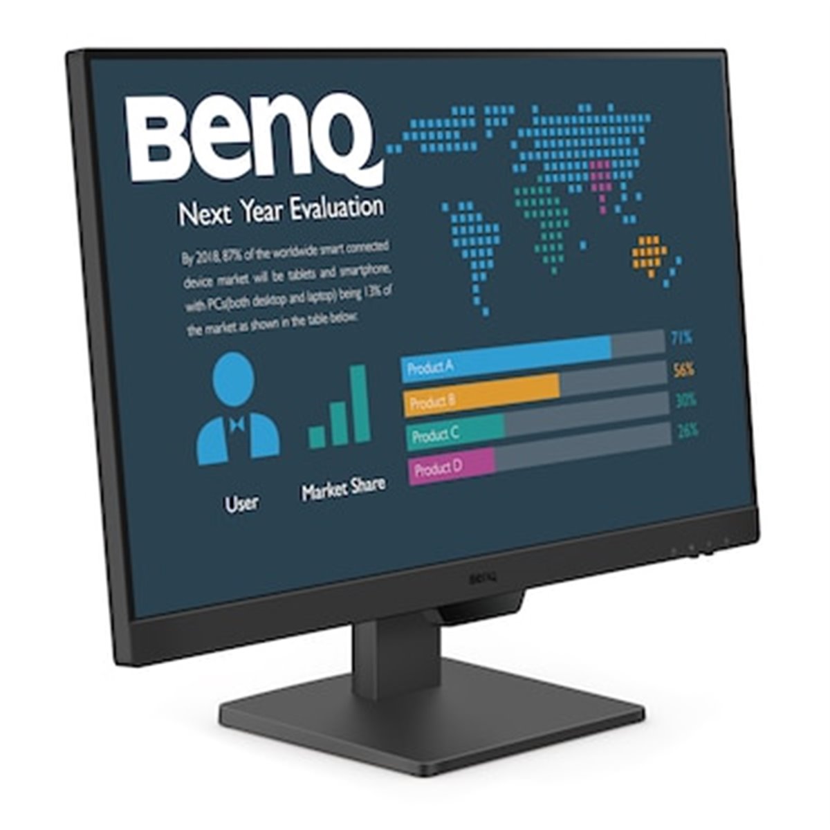 BenQ 60.5cm BL2490 16 9 HDMI-DP black speaker 100Hz F-HD - Flat Screen - 5 ms