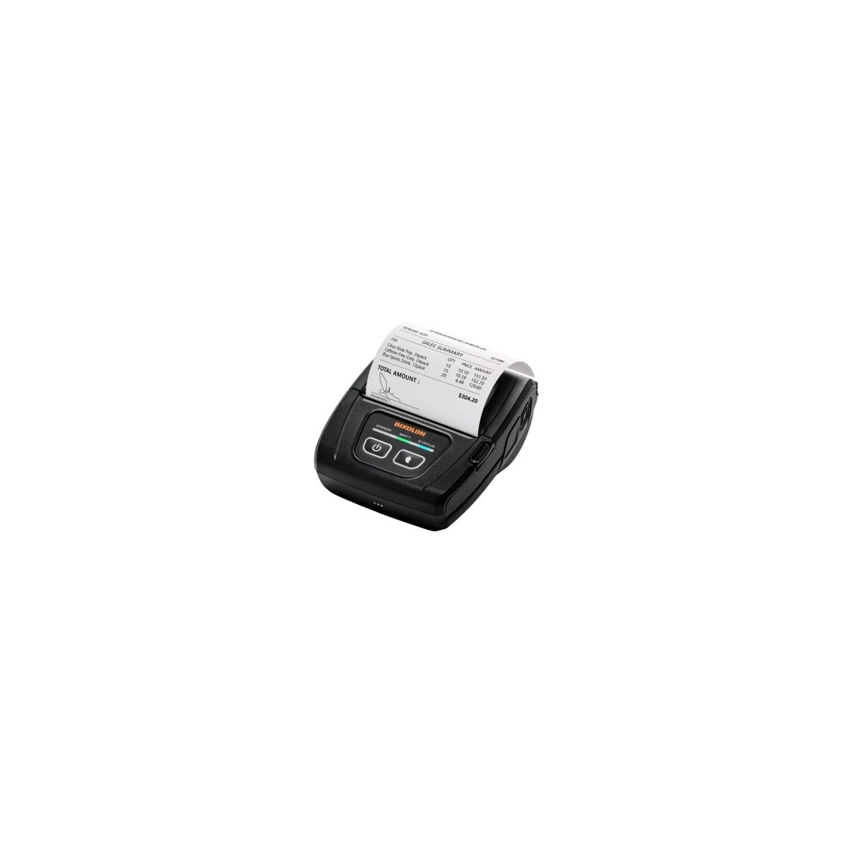 BIXOLON SPP-C300 3in DT Mobile Printer Compact USB Bluetooth iOS 80mm-sec 203dpi 1D-2D 3.6V
