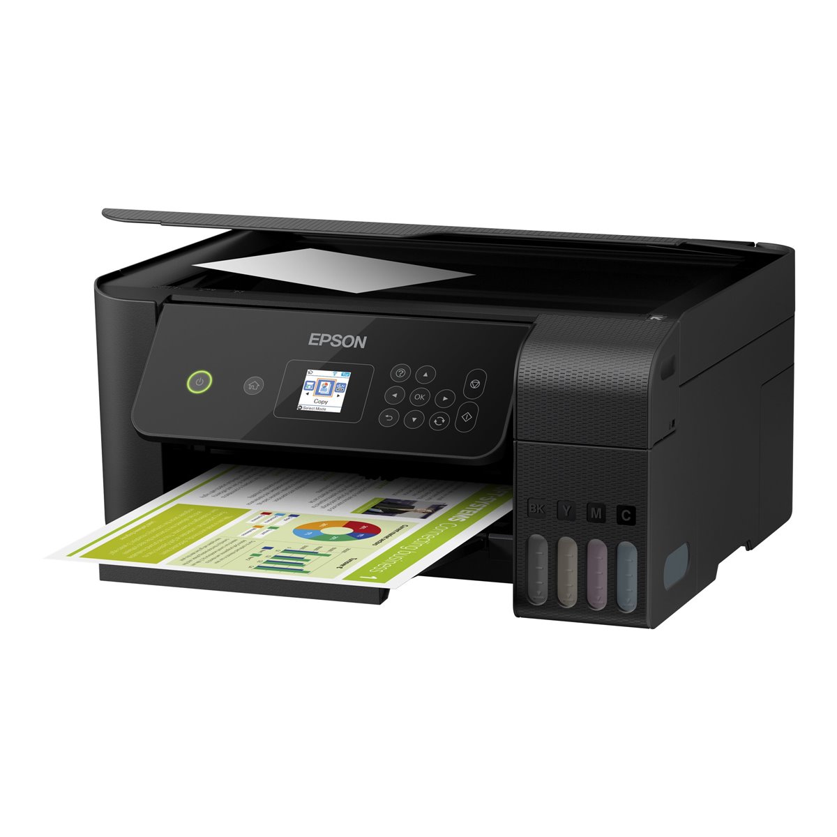 Epson - Epson EcoTank ET-2720 - Multifunktionsprinter - farve - blækprinter - kan genopfyldes - A4-Legal (medie) - op til 10 spm
