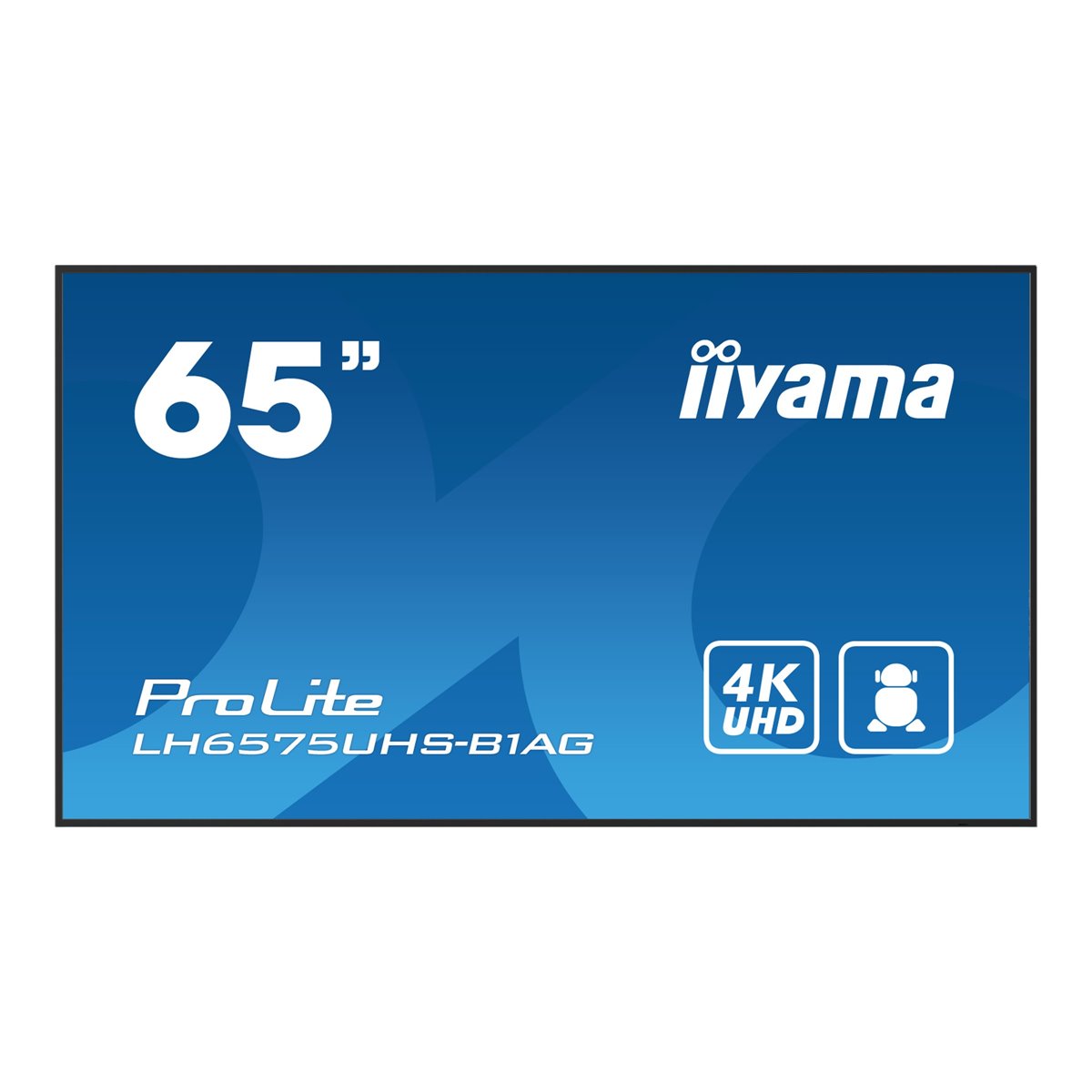 Iiyama DS LH6575UHS 164cm IPS 24-7 65-3840x2160-DP-3xHDMI-2xUSB - Flat Screen - 65