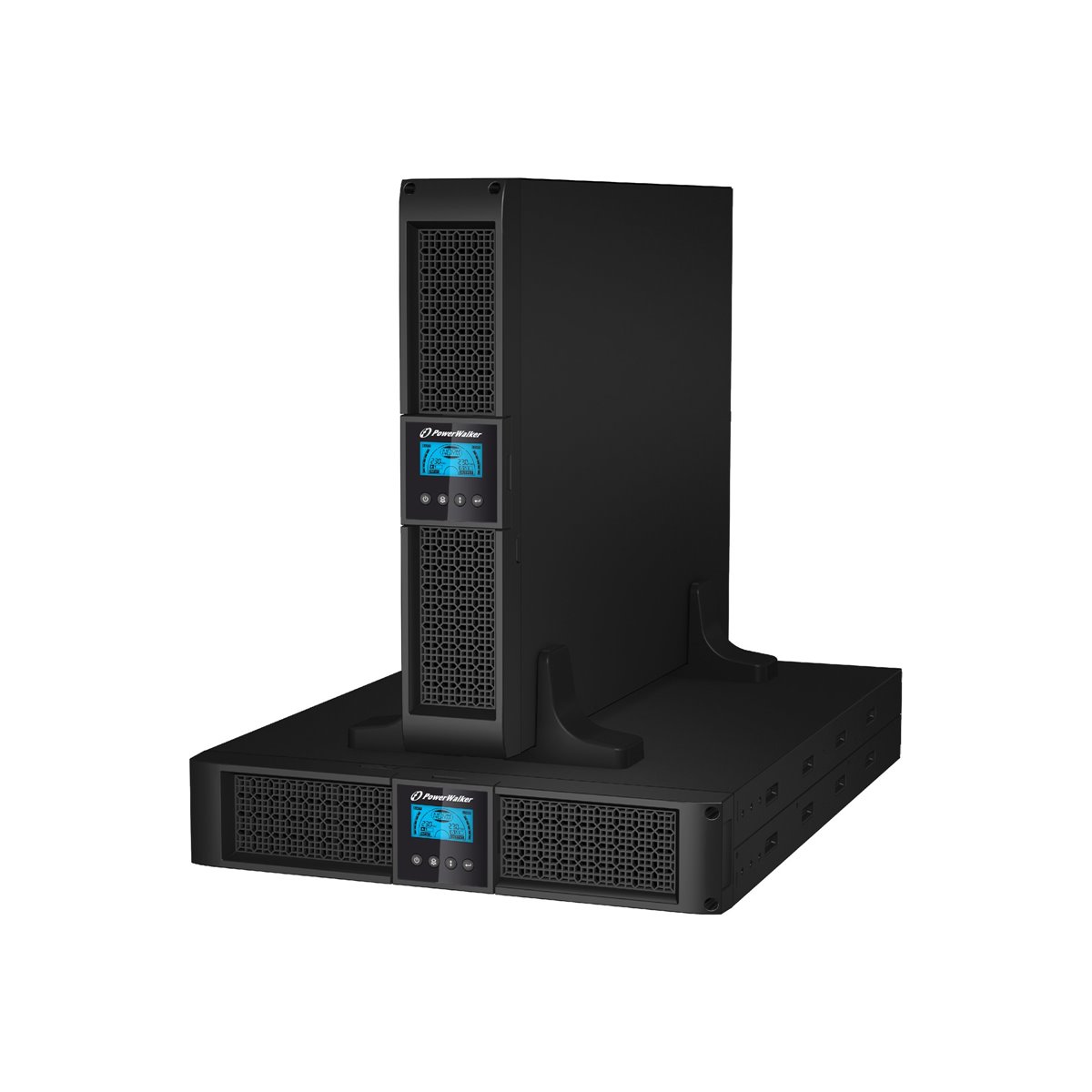 POWERWALKER UPS Rack VI 1500 RT HID Line-Interactive 1500VA 8X IEC C13 USB-B RS-232 2U LCD