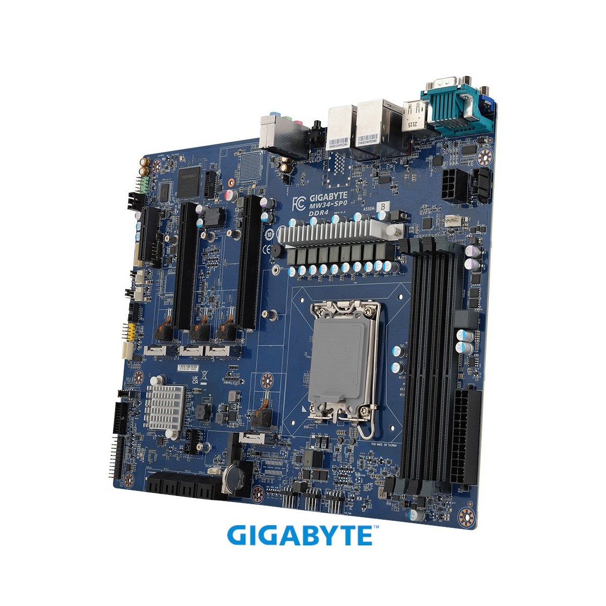 Gigabyte Mainboard MW34-SP0 Rev.1.0 ATX Sockel 1700 DDR4-only Single - Motherboard - Intel Sockel 1700 (Core i)