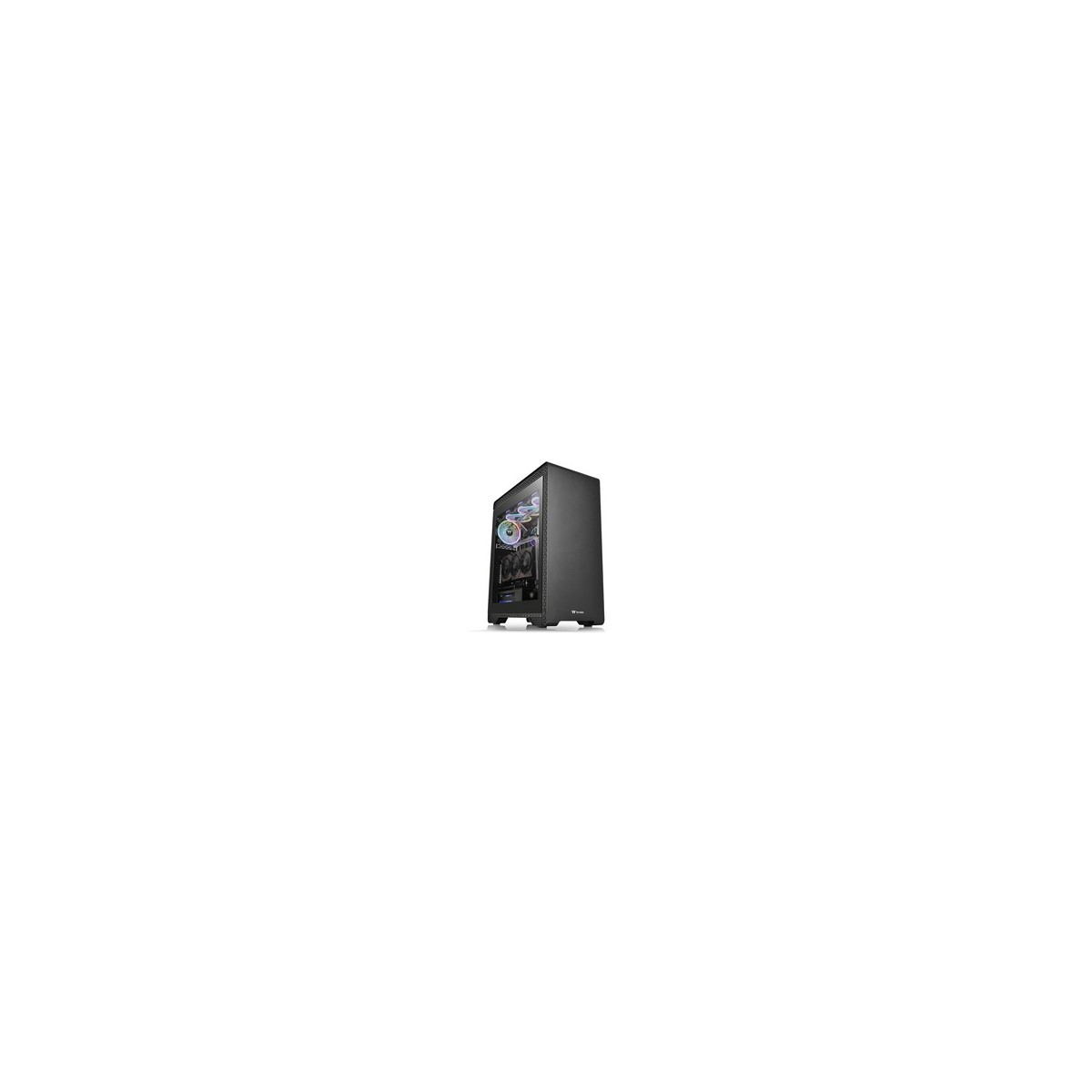 Thermaltake S500 TG - Midi Tower - PC - Metal,SPCC - Black,Transparent - ATX,Micro ATX,Mini-ITX - 17.2 cm