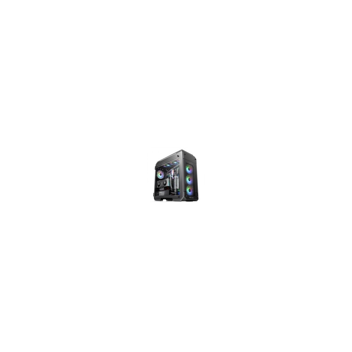 Thermaltake View 71 ARGB Edition - Full Tower - PC - Black - ATX - EATX - micro ATX - Mini-ITX - SPCC - Tempered glass - Gaming