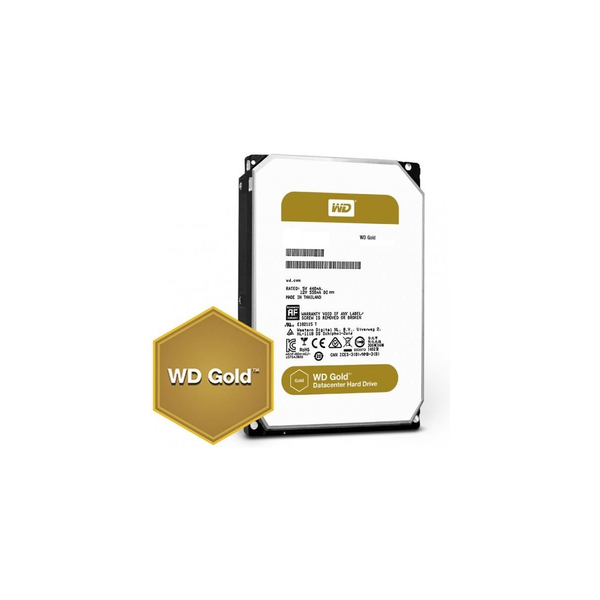 WD Gold 4TB SATA 256MB 3.5 - Solid State Disk - Serial ATA